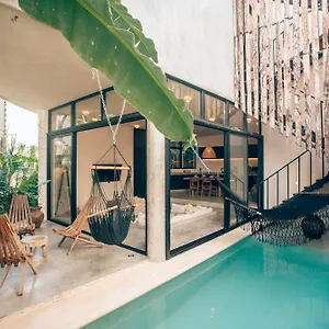 Villa Jungle Rooftop -priv Pool-bathtub-jacuzzi 2a, Tulum
